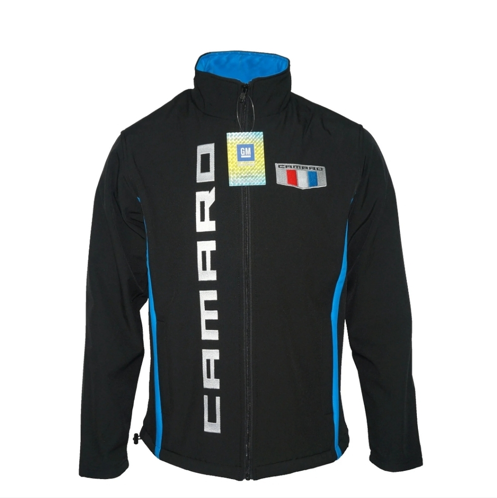 CAMARO Black and Blue Men's Jacket